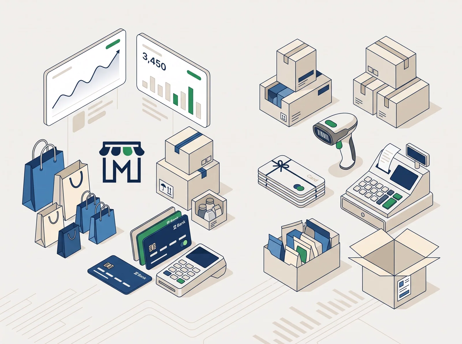Mizan retail operations illustration